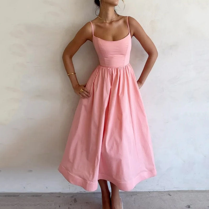 Robe à bretelles sexy