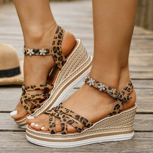 Sandales avec boucle à la cheville pour femmes